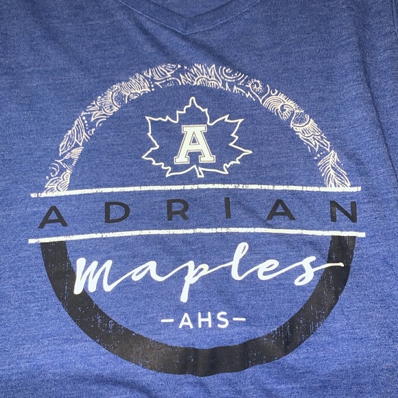 1218 NFHS Adrian Maples -AHS- V-Neck T-Shirt - Picture 3 of 6